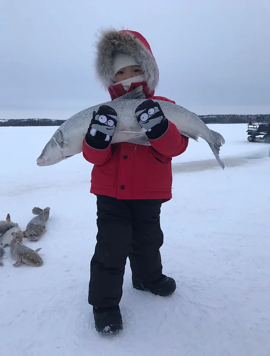 ICE FISHING BY NET